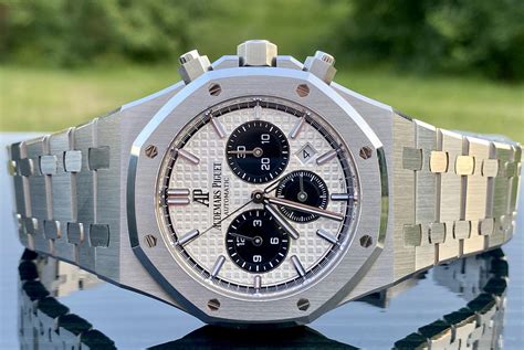 audemars piguet panda chrono|Audemars Piguet royal oak chronograph.